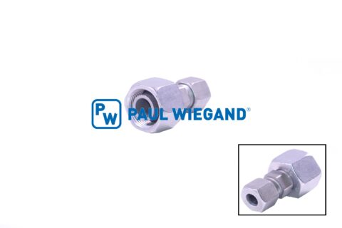Złączka wkręcana Faun Rotopress z nakrętką łączącą