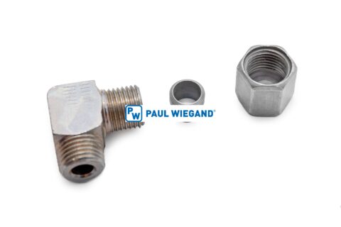 Złączka kolankowa centralnego smarowania DIN/ISO 2353/8434-1 M10x1-6LL (M10x1) ocynkowana