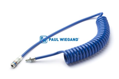 Zestaw węży CEJN Stream-Line wraz z serią 320 - wąż spiralny eSafe PUR 8x12 l: 4000 10bar