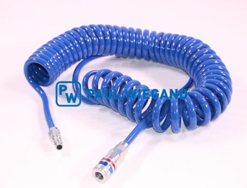 Zestaw węży CEJN Streamline wraz z serią 320 - wąż spiralny eSafe PUR 6,5x10 l: 4000 10bar