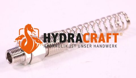 Adapter CEJN Stream-Line akcesoria R1/4" AG 8x12 nieobrotowy z zabezpieczeniem przed zginaniem