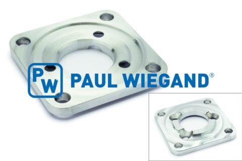 Adapter kołnierzowy Schmidt Swingo 200 seria silnik hydrauliczny pompa wody brudnej aluminium l: 72 w: 72 h: 9