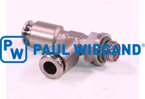 Złącze wciskane Siłownik pneumatyczny z trójnikiem Brock G1/8 "x 6