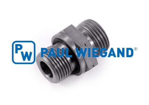 Złączka wkręcana Standardowe części Hako Podwójna pompa zębata Układ hydrauliczny DIN/ISO 2353/8434-1 G3/8"-12L (M18x1.5) ocynkowana