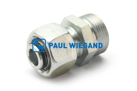 Złączka wkręcana Hako z nakrętką złączkową DIN/ISO 2353/8434-1 M26x1.5-15L (M22x1.5) ocynkowana