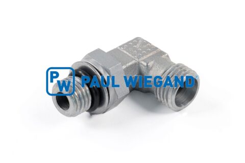 Złącze kolankowe silnika hydraulicznego Johnston M12x1.5-8L (M14x1.5) ocynkowane