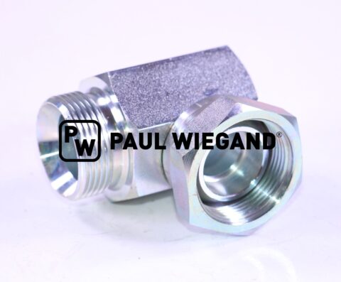 Złącze kolankowe pompy hydraulicznej Johnston G1 1/4" ocynkowane