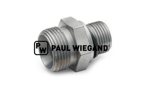 Złączka wkręcana Bucher Miejska listwa wodna DIN/ISO 2353/8434-1 G3/8"-15L (M22x1.5) ED ocynkowana