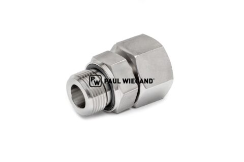 Złącze wkręcane z nakrętką złączkową DIN/ISO 2353/8434-1 G3/4"-20S (M30x2) stal nierdzewna