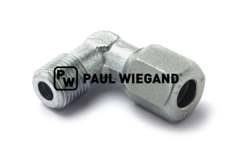 Złącze kolankowe DIN/ISO 2353/8434-1 R1/8"-6LL (M10x1) 90° ocynkowane