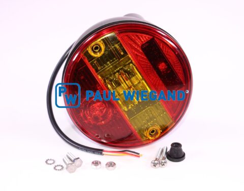 Lampa tylna LED Faun Rotopress SBBL D: 134,5 h: 84,4 3-komorowa lg: 500 9-32VDC 2-4W
