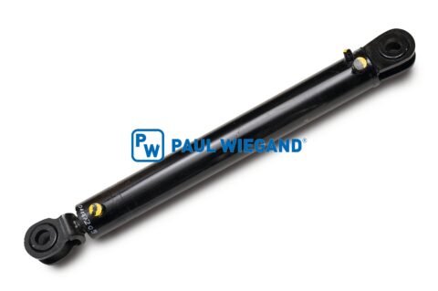Siłownik hydrauliczny Faun Variopress płyta nośna lewa KS: 55 Skok: 780 EBM: 1220 z E-contact od 2005