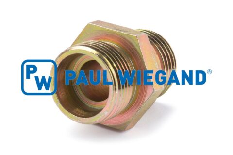 Złączka wkręcana przewodu hydraulicznego Faun Sidepress DIN/ISO 2353/8434-1 M22x1.5-18L (M26x1.5) ED ocynkowana