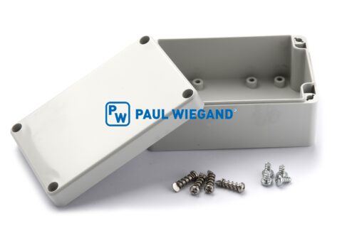 Pusta obudowa Wysuwana jednostka Faun Sidepress Łańcuch prowadzący kabel tył lewy l: 120 w: 80 h: 55