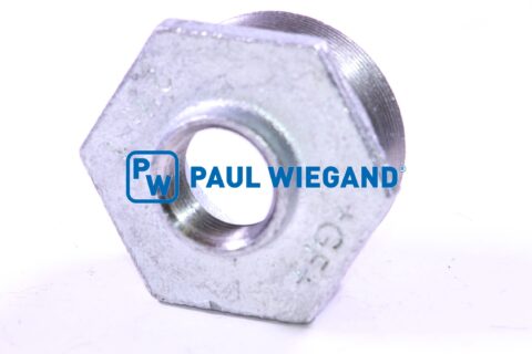 Złączka redukcyjna Faun R2 1/2" – G1", ocynkowana, gwint zewnętrzny/wewnętrzny