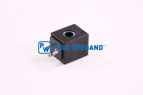 Cewka elektromagnetyczna Geesink GPM III Zawór obejściowy Jednostka sterująca Ścianka przedłużająca d: 13,2/16,5 l: 36 w: 47,7 h: 38,5 24VDC