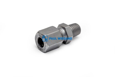 Złączka wkręcana Haller x1/x2 Przewód wężowy centralne smarowanie DIN/ISO 2353/8434-1 M8x1k-6LL (M10x1) ocynkowany