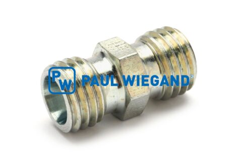 Podwójna złączka Haller x2 centralny system smarowania ISO 8434-1 6L (M12x1.5) ocynkowana