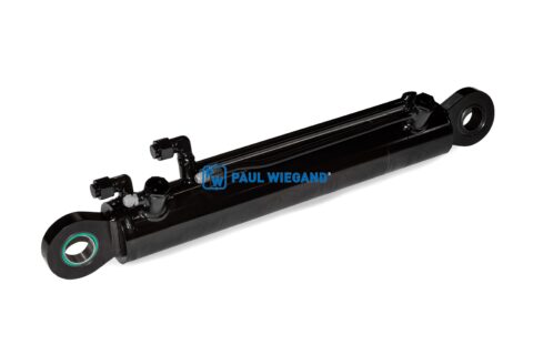 Siłownik hydrauliczny Haller x2 Płyta obrotowa prawa KS: 70 Skok: 515 EBM: 870 z E-kontaktem od 2013