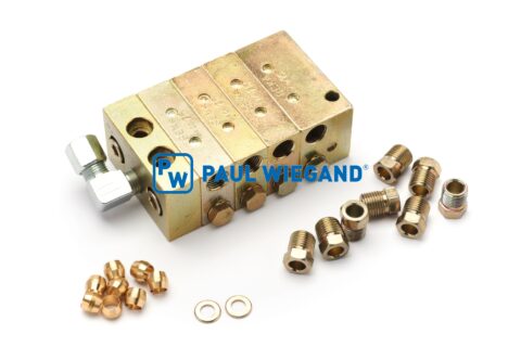 Rozdzielacz Haller x1/x2 8-krotny system centralnego smarowania