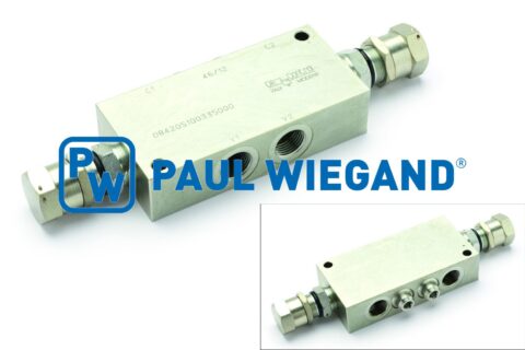 Opuszczany zawór hamulcowy HS Fahrzeugbau CWS stal 1/2" 350bar
