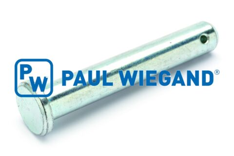 Sworzeń dzielony HS Fahrzeugbau Prasa wahadłowa Siłownik hydrauliczny Blokada tylnej sekcji ocynkowana D: 16 l: 100/90