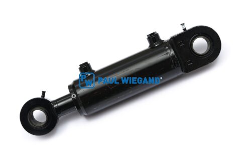Siłownik hydrauliczny HS Fahrzeugbau HSS650 bez systemu pomiaru długości Zbliżenie ramienia wychylnego