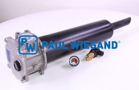 Filtr HS Fahrzeugbau Olympus kompletny filtr powrotny wskaźnik zanieczyszczenia zbiornika oleju hydraulicznego