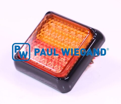 Światło cofania HS Fahrzeugbau Olympus dla 05050407/05050445 100x100x28 12/24VDC