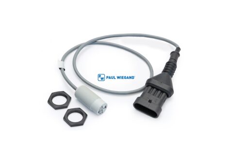 Przełącznik zbliżeniowy HS Fahrzeugbau Olympus Podnośnik progu załadunkowego UPC M18x1.0 l: 38 "AMP Superseal" lg: 570 Styk NO (nie)/Styk NO (nie)