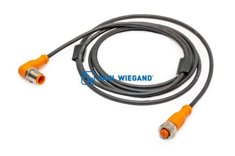 Kabel sterujący Terberg Elektroteile TCA-DE/Tinium/TCA-DEL 1 M12x1-M12x1 4-biegunowy 4x0.34mm² lg: 2000