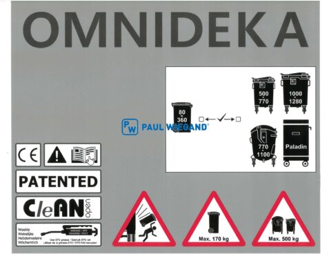 Naklejka Terberg OmniDEKA "Anglia/UK"