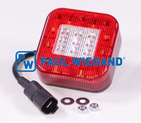 Tylne światło Zöller 2406 Rotary LED 92x92, 3-komorowe, 12–24 V DC
