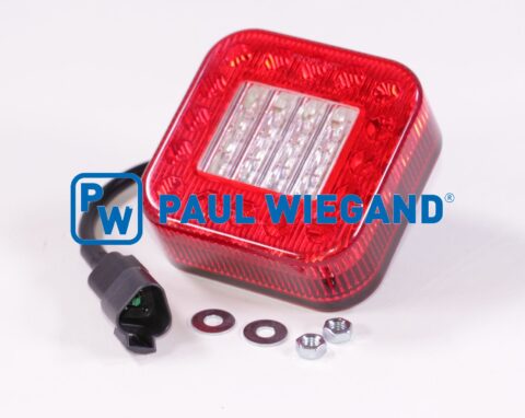 Lampa tylna Zöller 2406 Rotary LED – lampa przeciwmgielna tylna i lampa cofania, 2-komorowa, 12/24 V DC