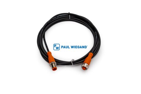 Kabel sterujący Zöller 2406 Rotary M12x1-M12x1, długość: 2500, 4-żyłowy, 4x0,34 mm²