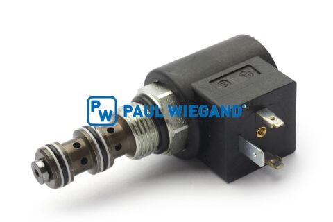 Zawór kierunkowy Zöller Micro XL z cewką elektromagnetyczną 24VDC 3/2 drogi