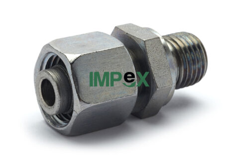 Złącze wkręcane z nakrętką złączkową DIN/ISO 2353/8434-1 G1/4"-10L (M16x1.5) ocynkowane