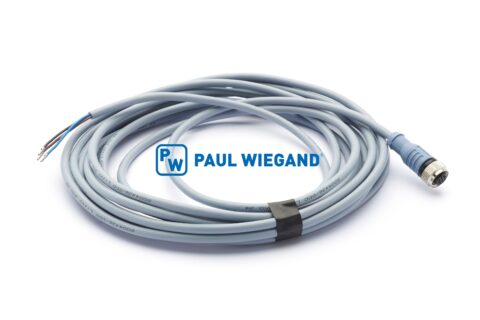 Kabel sterujący Zöller 300 – zabezpieczenie cofania, M12, 3-żyłowy, 3x0,34 mm², długość: 5000