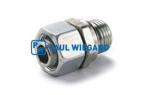Złączka wkręcana Zöller z nakrętką złączkową DIN/ISO 2353/8434-1 G1/2"-15L (M22x1.5) ED ocynkowana