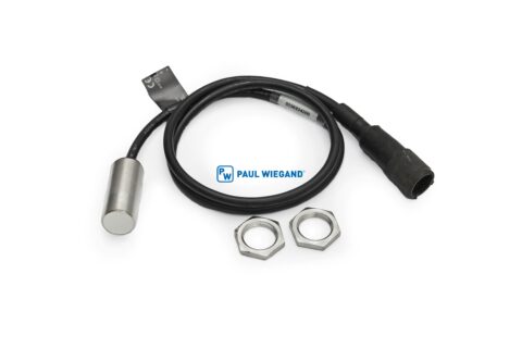 Przełącznik zbliżeniowy Zöller 369 z wtyczką M18x1/M12x1 l: 48 lg: 750 Styk NC (nc) (PNP)