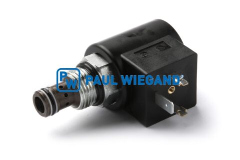 Zawór kierunkowy Zöller 2301 Delta wraz z blokiem sterowania cewki elektromagnetycznej 24VDC 2/2-drożny od 01/2003