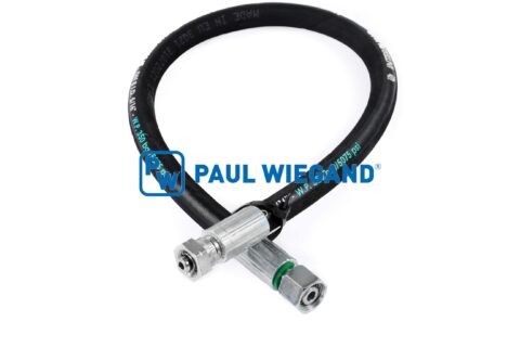 Wąż hydrauliczny Zöller 2301 Delta 10L (M16x1.5) - 8L (M14x1.5) lg: 660 od 01/2003