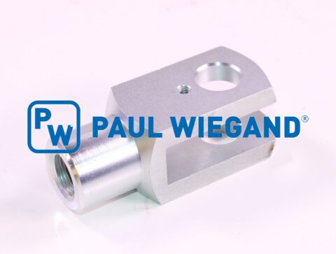 Łącznik widełkowy Zöller 2307 E-Delta siłownik pneumatyczny DIN/ISO 71752/8140 M20x1.5 / M6 ocynkowany d: 20 l: 105