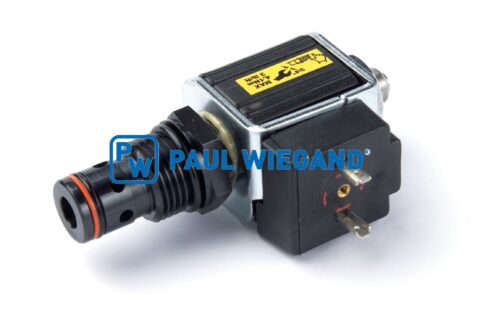 Zawór kierunkowy Zöller 256 z cewką elektromagnetyczną 24VDC 2/2-drożny