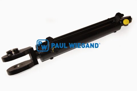 Siłownik hydrauliczny MUT Variopress prawy KS: 50 Skok: 415 EBM: 810 z E-kontaktem