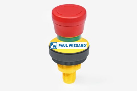Przycisk zatrzymania awaryjnego ładowarki tylnej NTM M12x1/M22x1 D: 30 zatrzasków