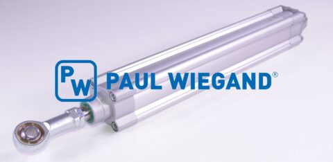 Siłownik pneumatyczny NTM do ładowacza tylnego KS: 20 Skok: 320