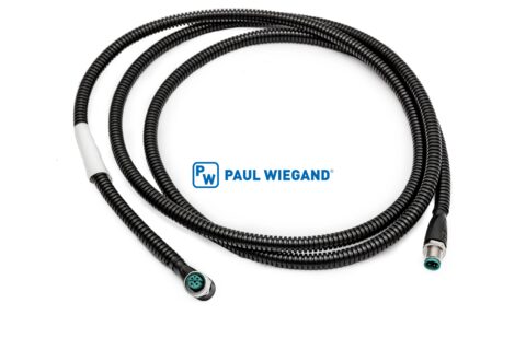 Kabel sterujący NTM do przełącznika zbliżeniowego ładowacza tylnego M12x1 4-stykowy lg: 2700
