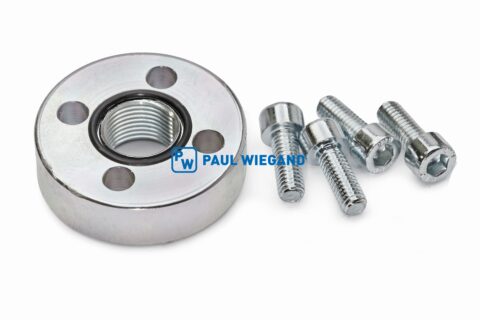 Złącze kołnierzowe Silnik hydrauliczny Dulevo 5000 Silnik dmuchawy Zbiornik kolektora G3/8" D: 45 LK: 30