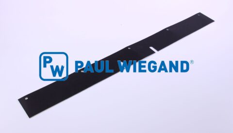 Fartuch gumowy Dulevo 2000 z gruboziarnistego materiału z klapą ssącą